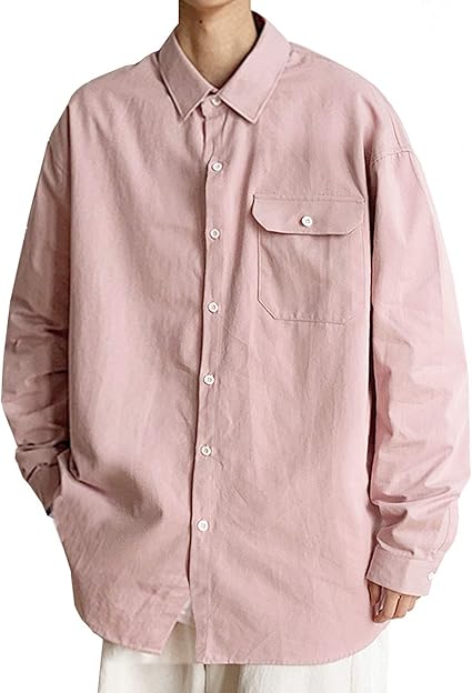 Amazon エスアンドワイ ドロップショルダー長袖シャツ オーバーサイズ カジュアル ファッション 長袖シャツ 長袖 ナガソデ シャツ ストリート 代 30代 40代カッコイイ カッコいい お洒落 オシャレ トップス 春服 春物 服 フク 春 ハル かっこイイ ビッグサイズ