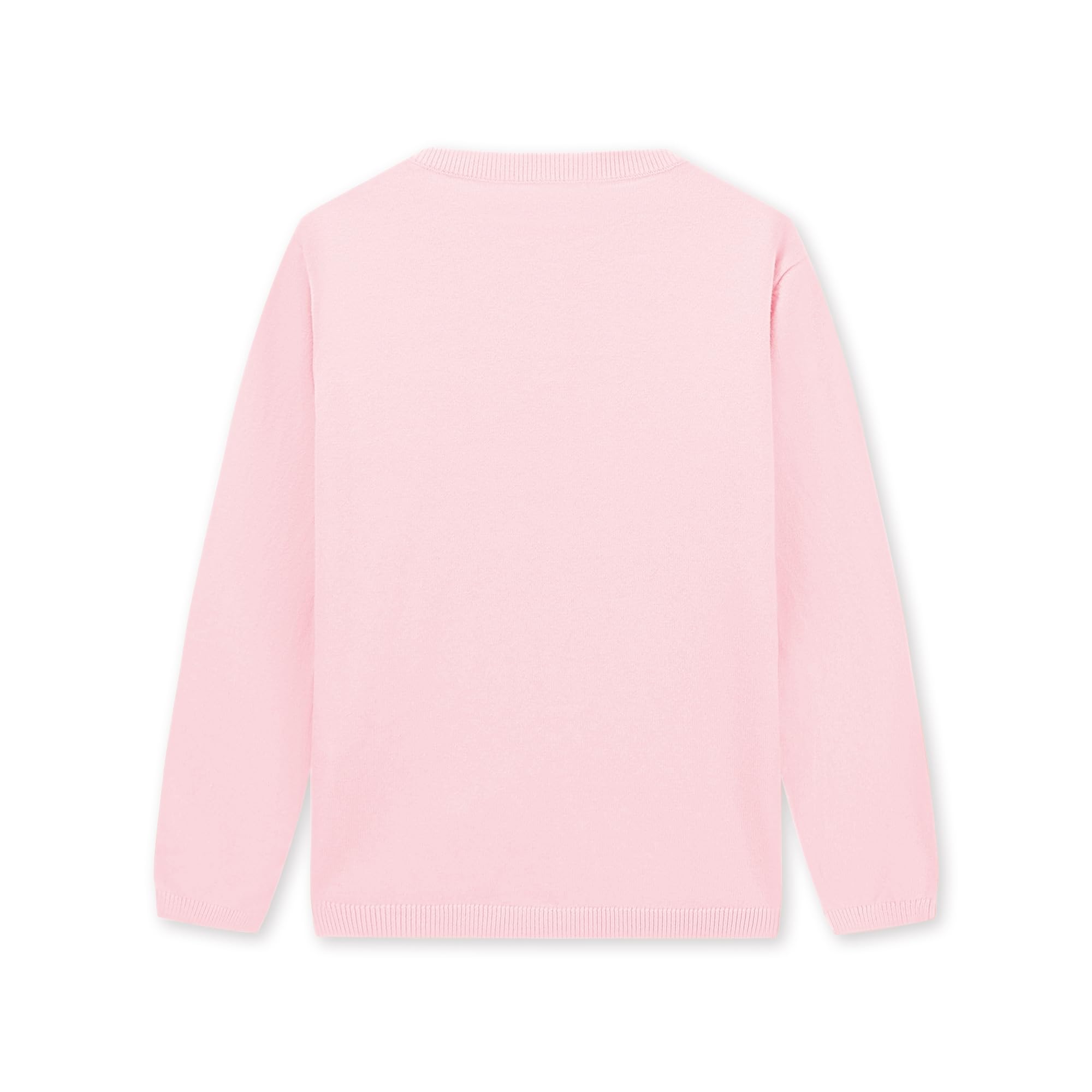 CUNYI Pull pour Fille Gilet à Boutons Cardigan Léger Uniforme Scolaire Manteau Casual Mignon