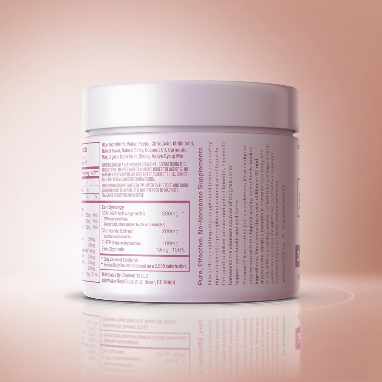 ZenMAG Magnesium Complex for Enhanced Relaxation and Stress Relief. Sixty Gummies | Cranberry & Apple Blackcurrant Mix