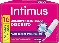 Intimus Absorvente Interno Mini, 16 Unidades