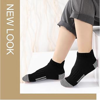 Bemeol Boys Socks 12 Pairs Ankle Socks Boy Sport Athletic Running Sock Low Cut Ankle Sock for Kids