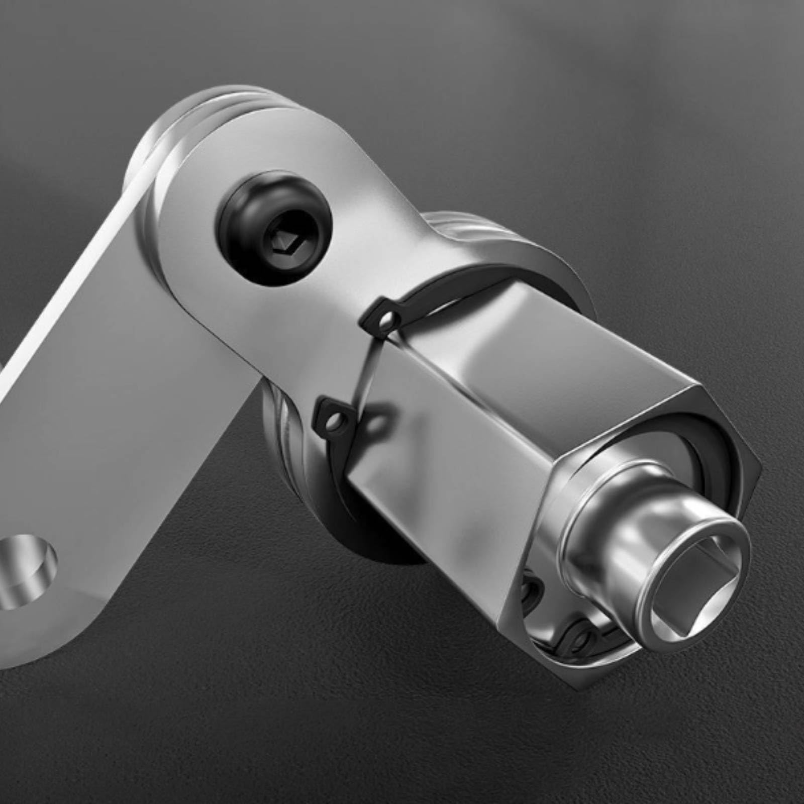 Harilla Clé à Démonter Pneu Clé à Douille Clé à Chocs Levier à Cliquet Effet Multiplicateur Acier 40cr Renforcé Douilles 17 Mm 19 Mm 21 Mm 22 Mm Coffret