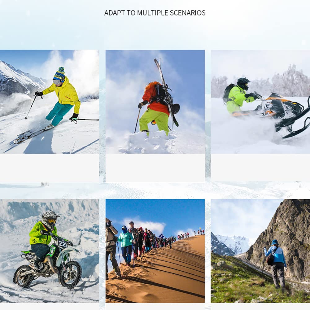 Lunettes de ski professionnelles, grandes lunettes de ski antibuée à double couche sphérique, lunettes de ski Cocamyopia pour enfants, adultes, hommes et femmes, double lentille antibuée antiult