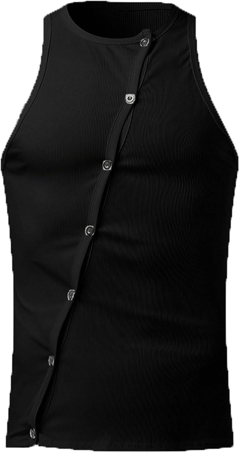 Men Fashion Tank Top Summer Streetwear Sexy Sleeveless T Shirts Vintage Tee Vest - Image 3