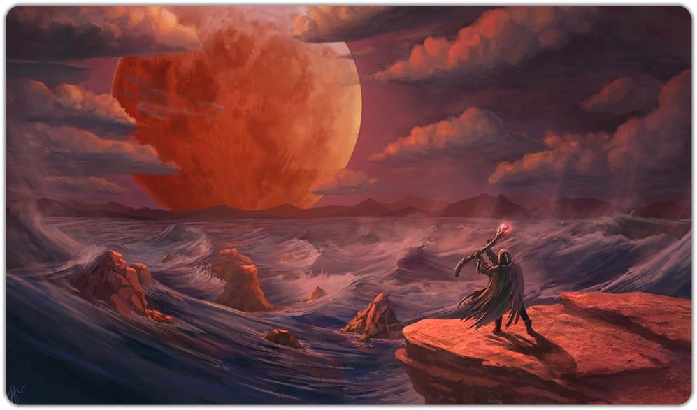 Moon of Blood Playmat Inked Gaming TCG Game Mat for Cards (13+)