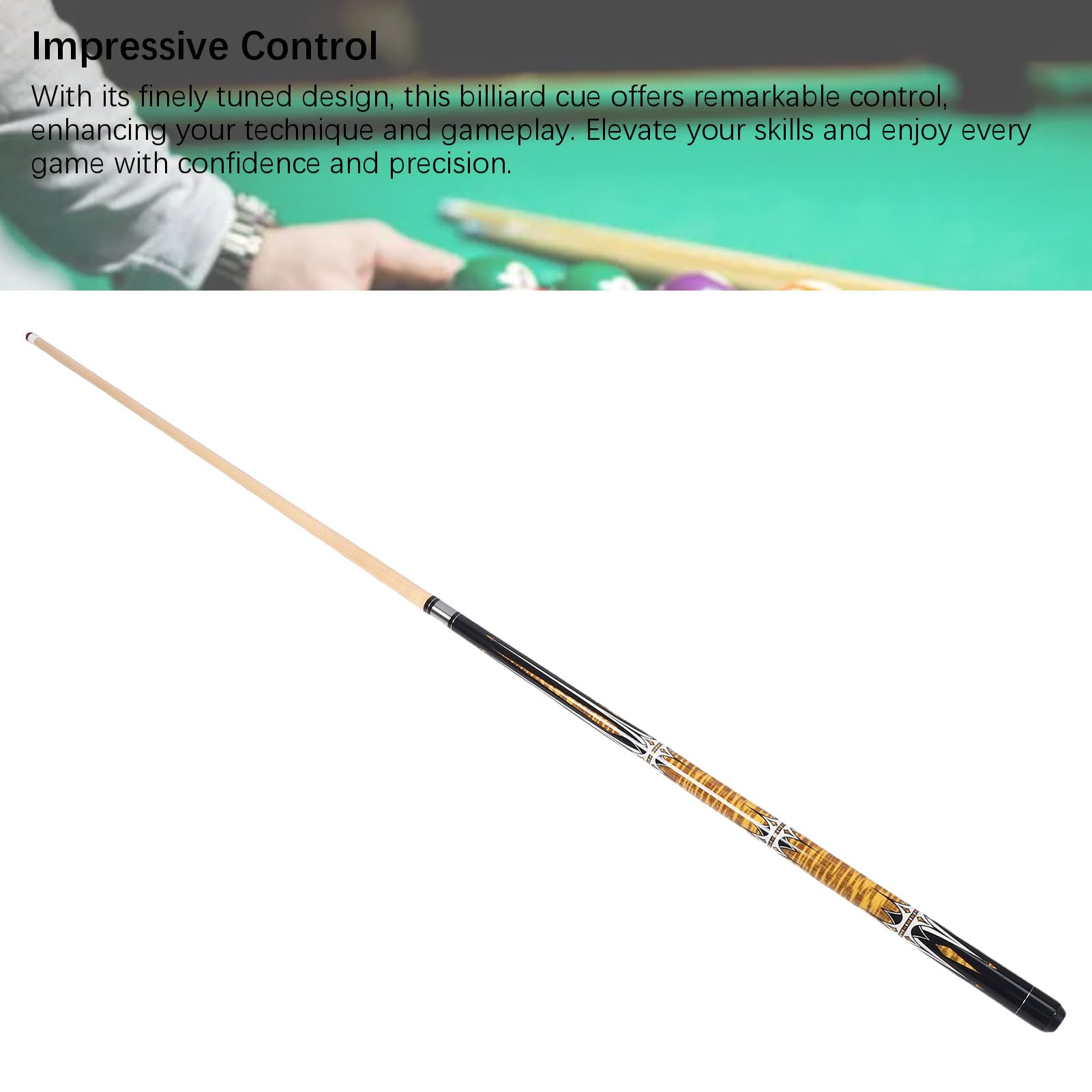 aqxreight 2 Abschnitte Pool aus Ahornholz, 13 Mm Spitze, 45 M Länge / 2 Billard-Billardschläger, Konischer Schaft 13 Mm für Pool-Queue aus Ahornholz, Queue, Billard-, Zweiteiliger, Snooker-, Stick