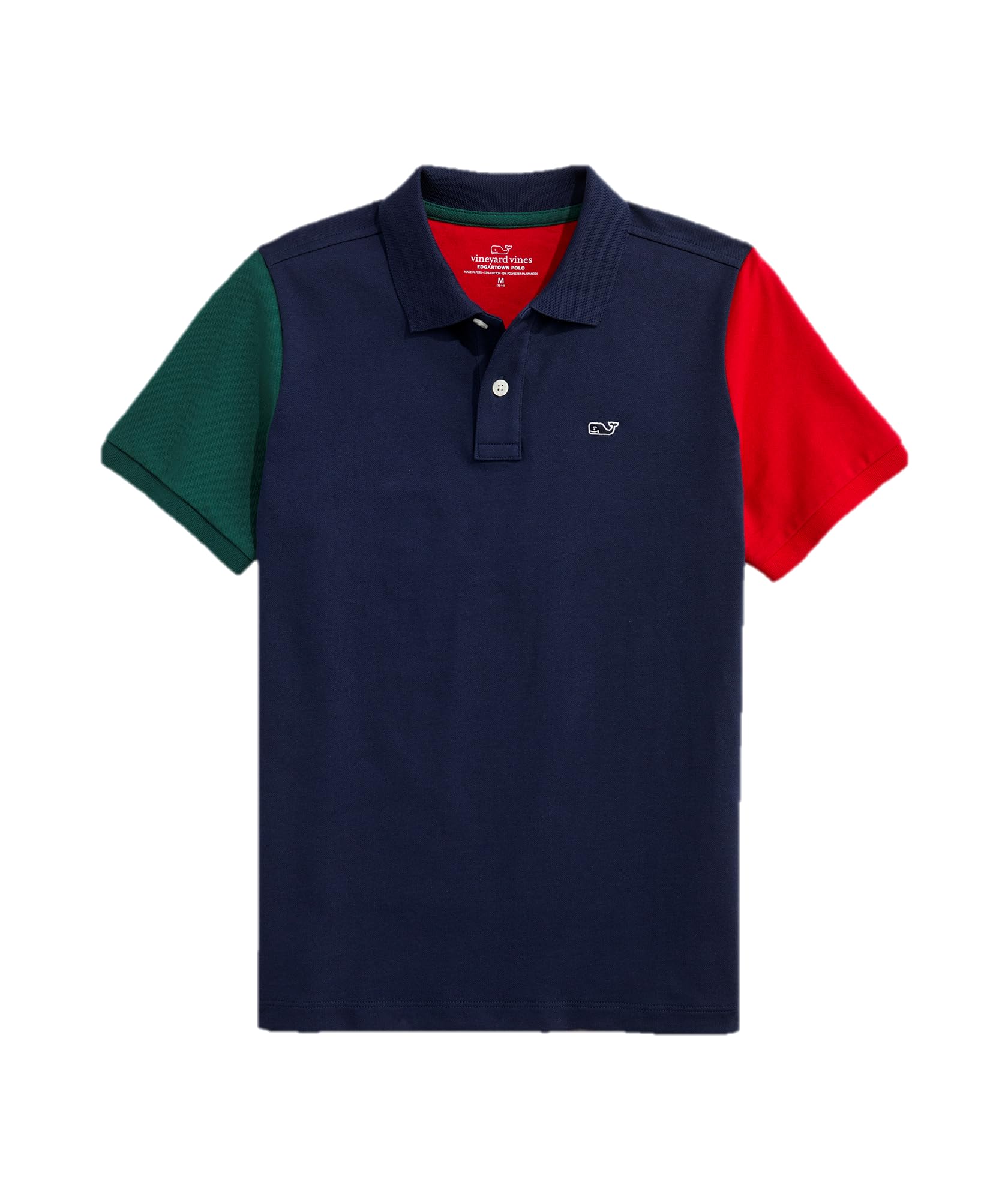 vineyard vines Boys Edgartown Party Pique Polo, Nautical Navy, M