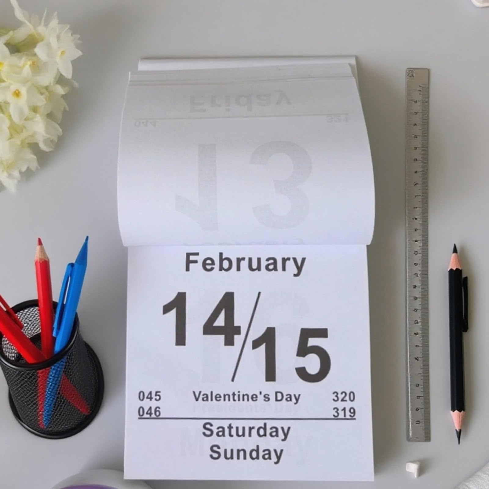 Calendario De Escritorio Diario 2026 Estilo Tarot, Con Citas Inspiradoras Y Espacio Para Notas, Para Oficina, Aula Y Dormitorio, Tamaño 18.7 Cm