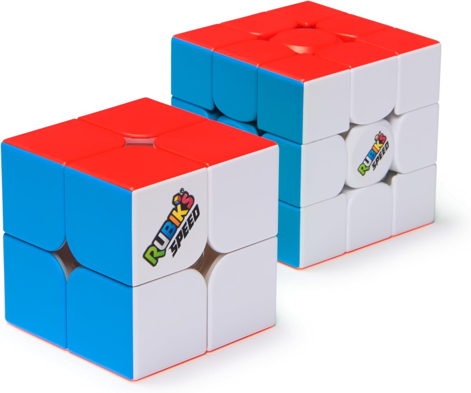 Rubik's Cube Duo Original Speed Cubes 3 x 3 and 2 x 2 Ultra Smooth Rubik's Cube High-Quality Workmanship Double Pack for Beginners and Professionals for Children from 8 Years