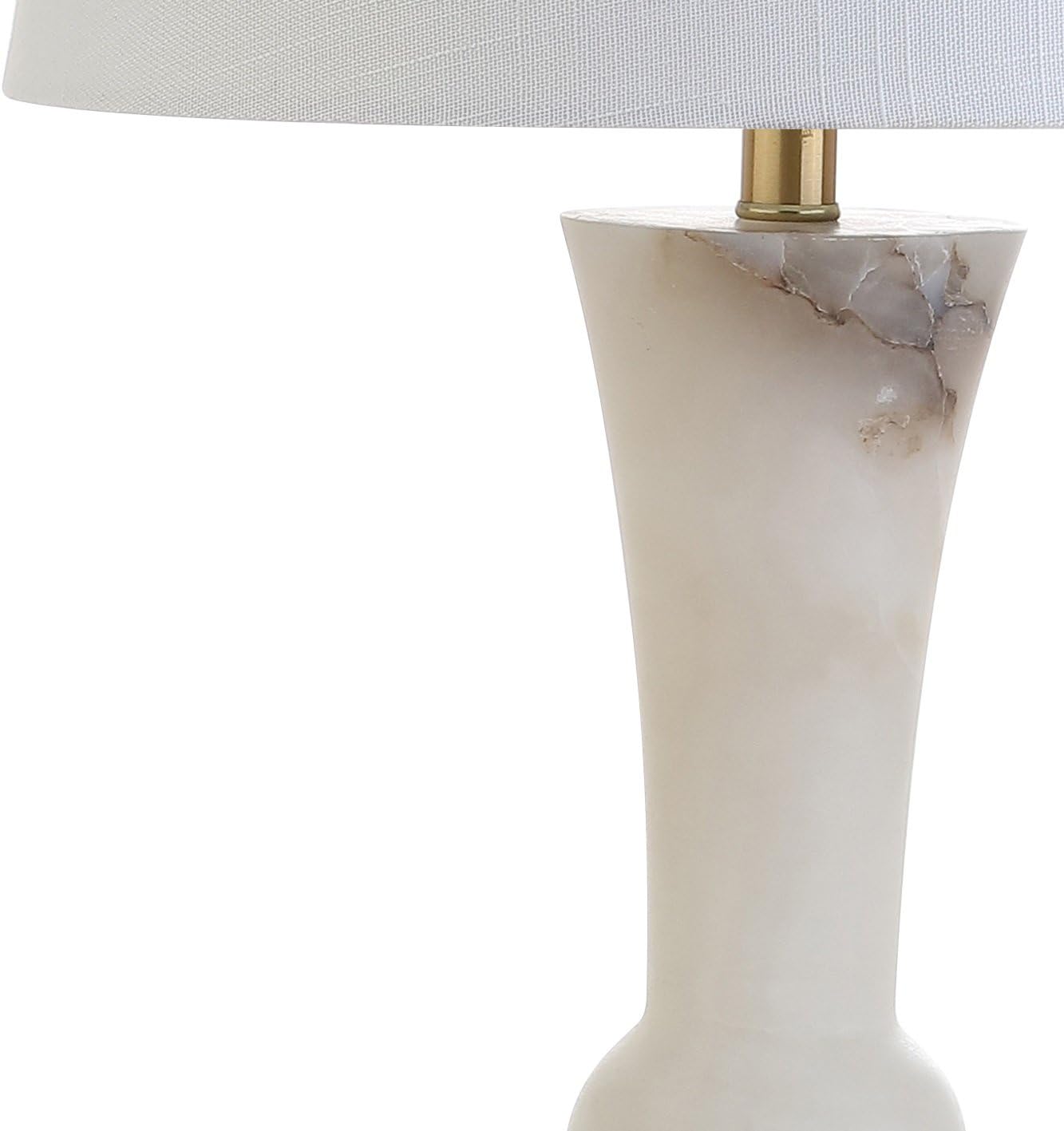 🔥 Crаzу Dеаlѕ JONATHAN Y JYL5021A Eliza 23 Alabaster Table Lamp, Crystal Base, White
