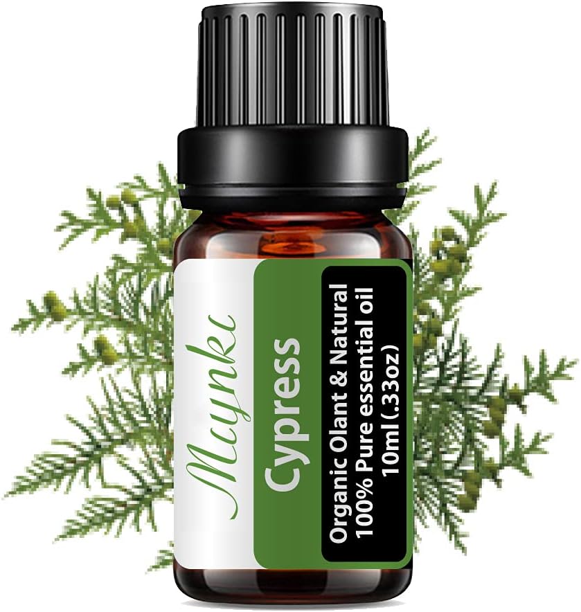 Miyuki Cypress Essential Oil Organic Plant & Natural Pure Strawberry Oil for Diffuser, Humidifier, Massage, Bath, Skin & Hair Care -10ml