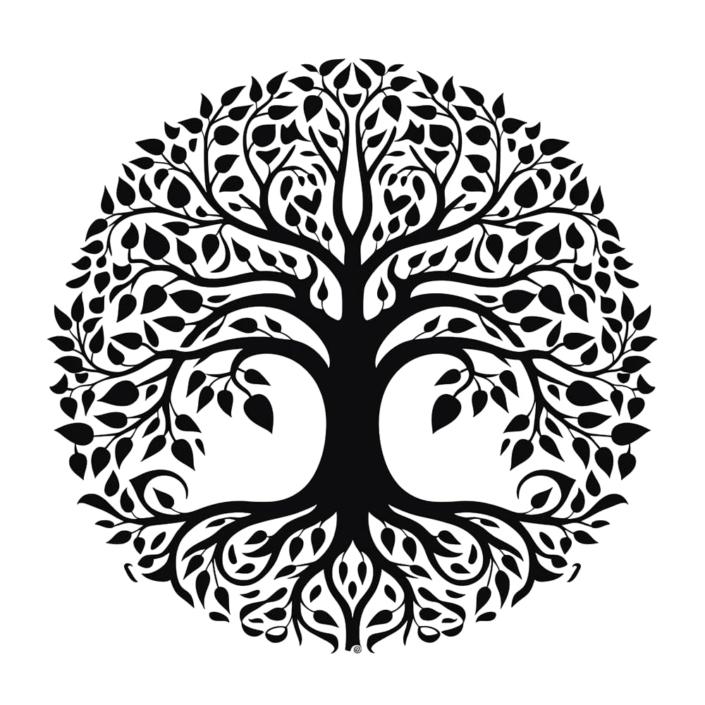 6 Pcs Trees Of Life Temporary Tattoos Body Art Fake