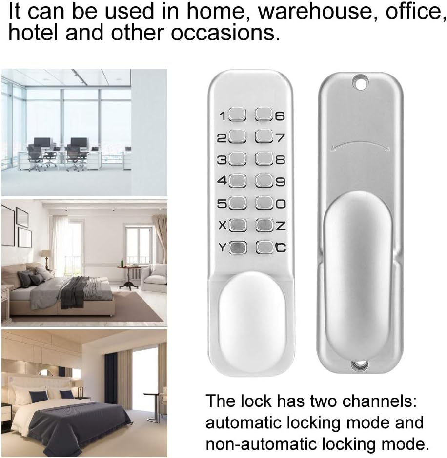 Buy 1 get 1 🔥 Intelligent Door Lock, Electronic Anti-Theft Keyless Combination Password Keypad Fireproof Security System for Home Office Apartment Up To 40% OFF Intelligent Door Lock, Electronic Anti-Theft Keyless Combination Password Keypad Fireproof Security System for Home Office Apartment