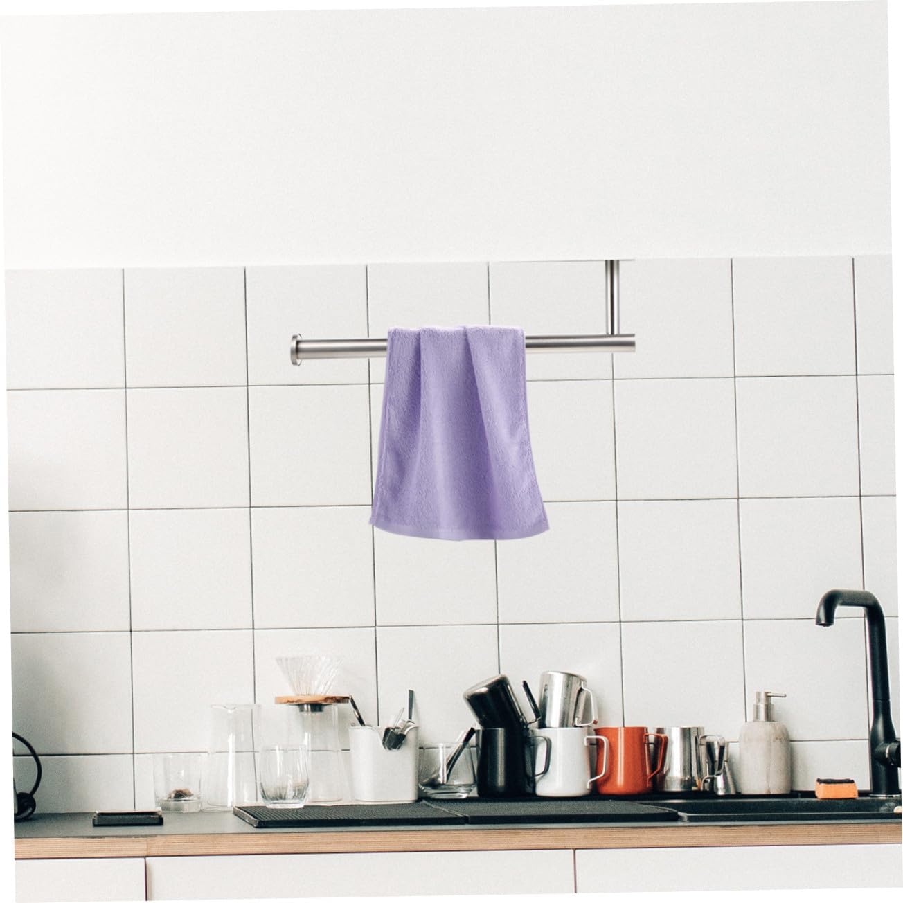 Novelty Toilet Paper Holder Towel Rack Paper Roll Holder Easy Install Kitchen Accessories image 5