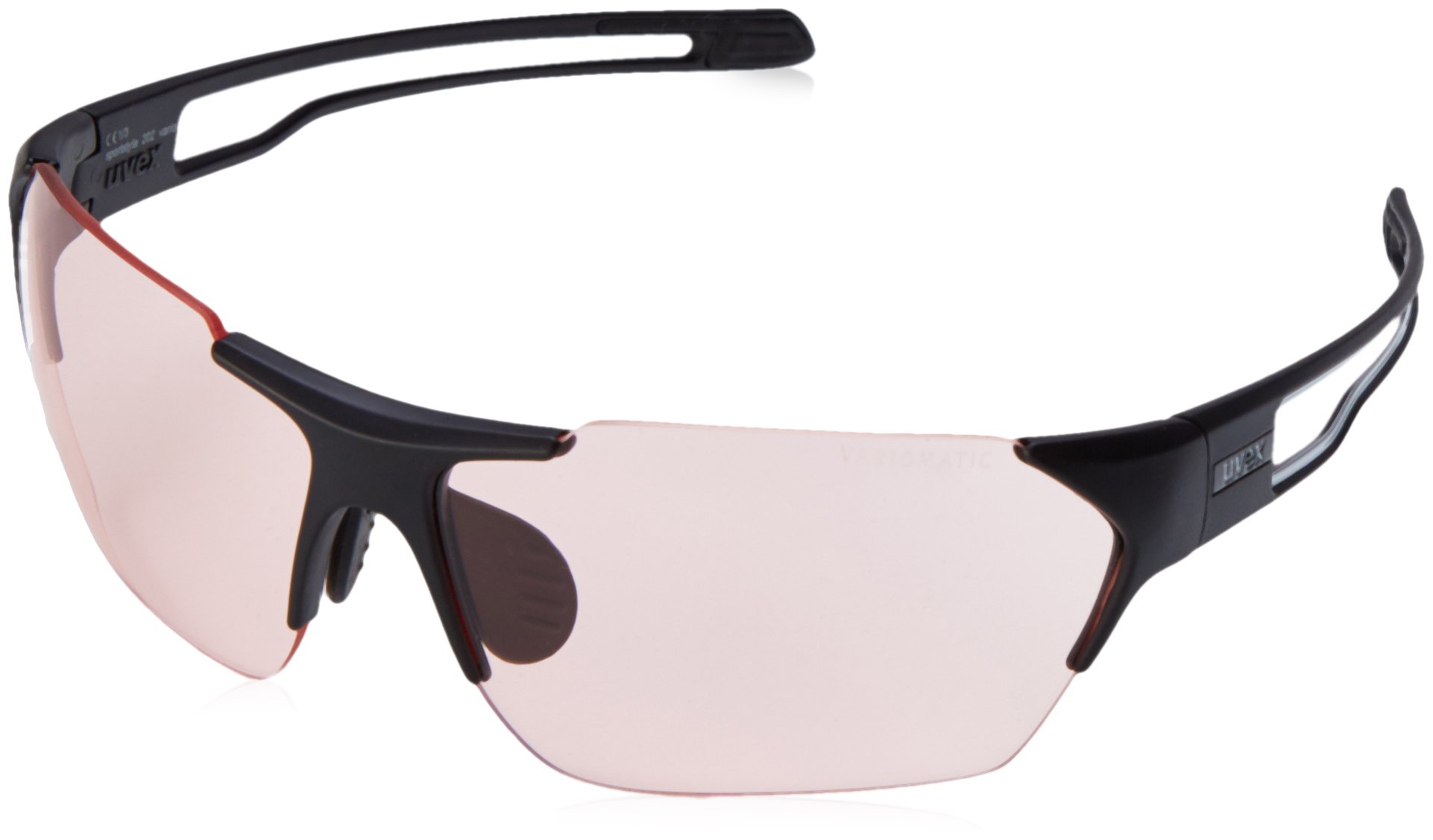 Uvex s5305222204 Sport Gafas Sportstyle 202 Vario Black Mat/Red