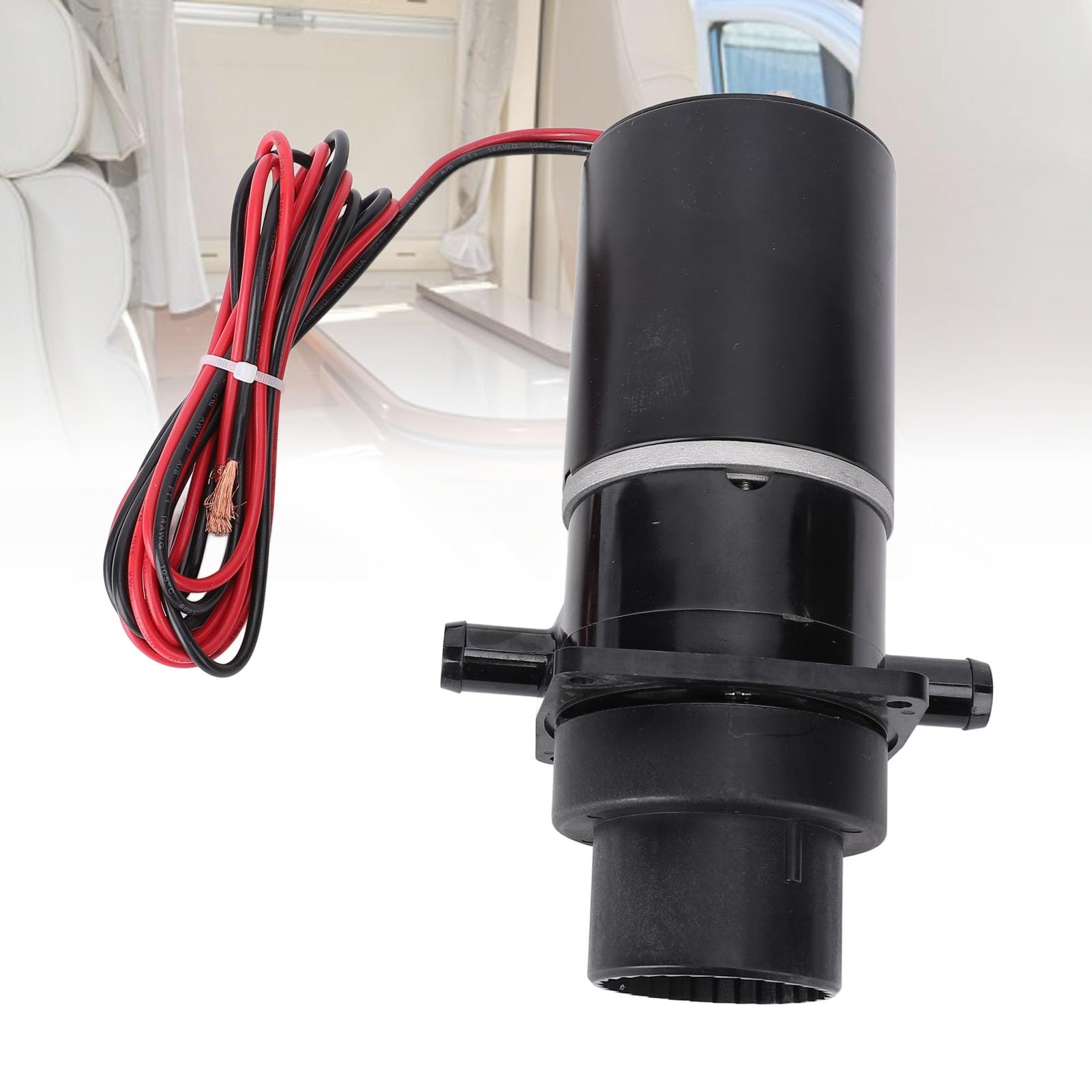 Pompa Maceratrice, Gruppo Pompa Motore WC Elettrico 12V con Bulloni in Acciaio Inossidabile Girante Ad Alta velocità con Design Senza Perdite, Kit di Sostituzione WC Marino per Serie 37010