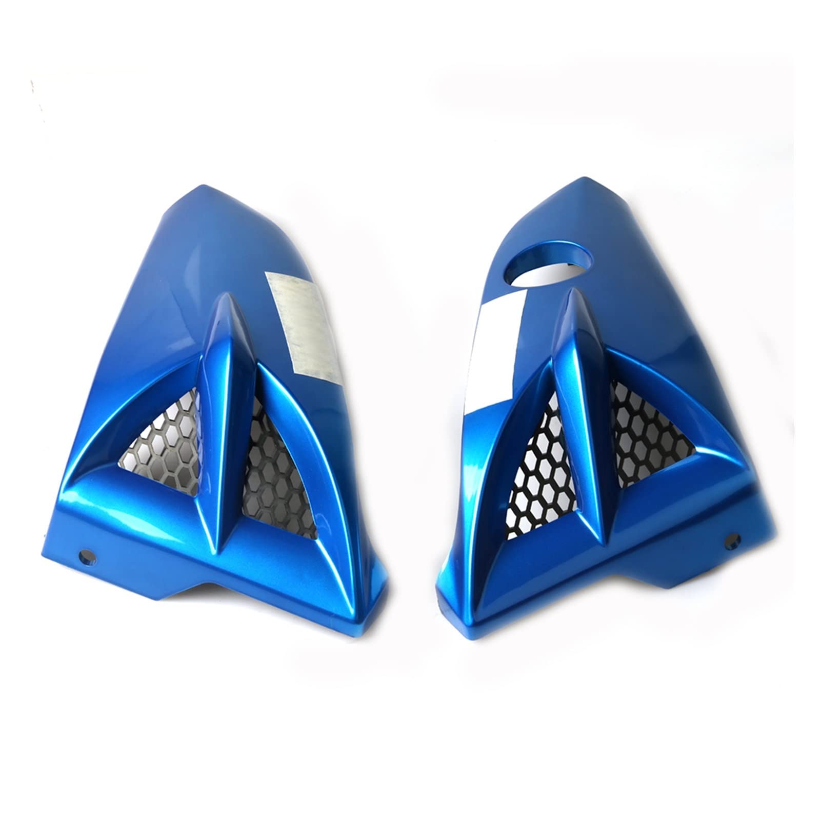 LINYY Motorcycle Air Scoop Tank Shroud Cowling Compatible With YAMAHA YBR125 YBR125G YBR 125 G 125G Cover Protection Side Panel Guard Part (Color : 09 Light Blue)