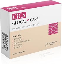 Cica GlocalCare – Clinically Proven Wound Healing Supplement
- Aids in Scar & Recovery Support - Helps with Skin & Tissue Repair for Surgery, Wounds, Scar Treatment & Bruising (30 Capsules)