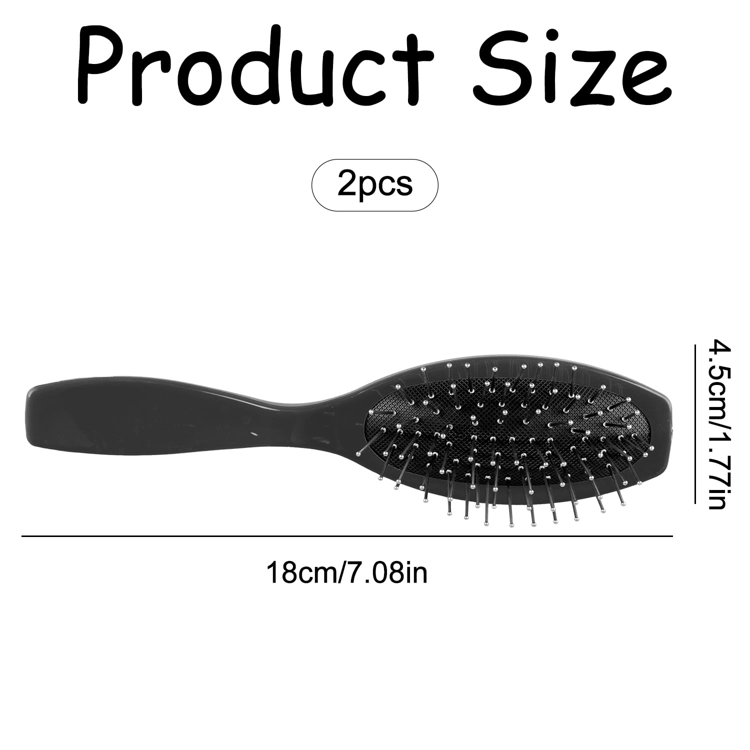 Luckious 2 Pcs Wig Comb, Stainless Steel Pin Wig Comb - Image 2