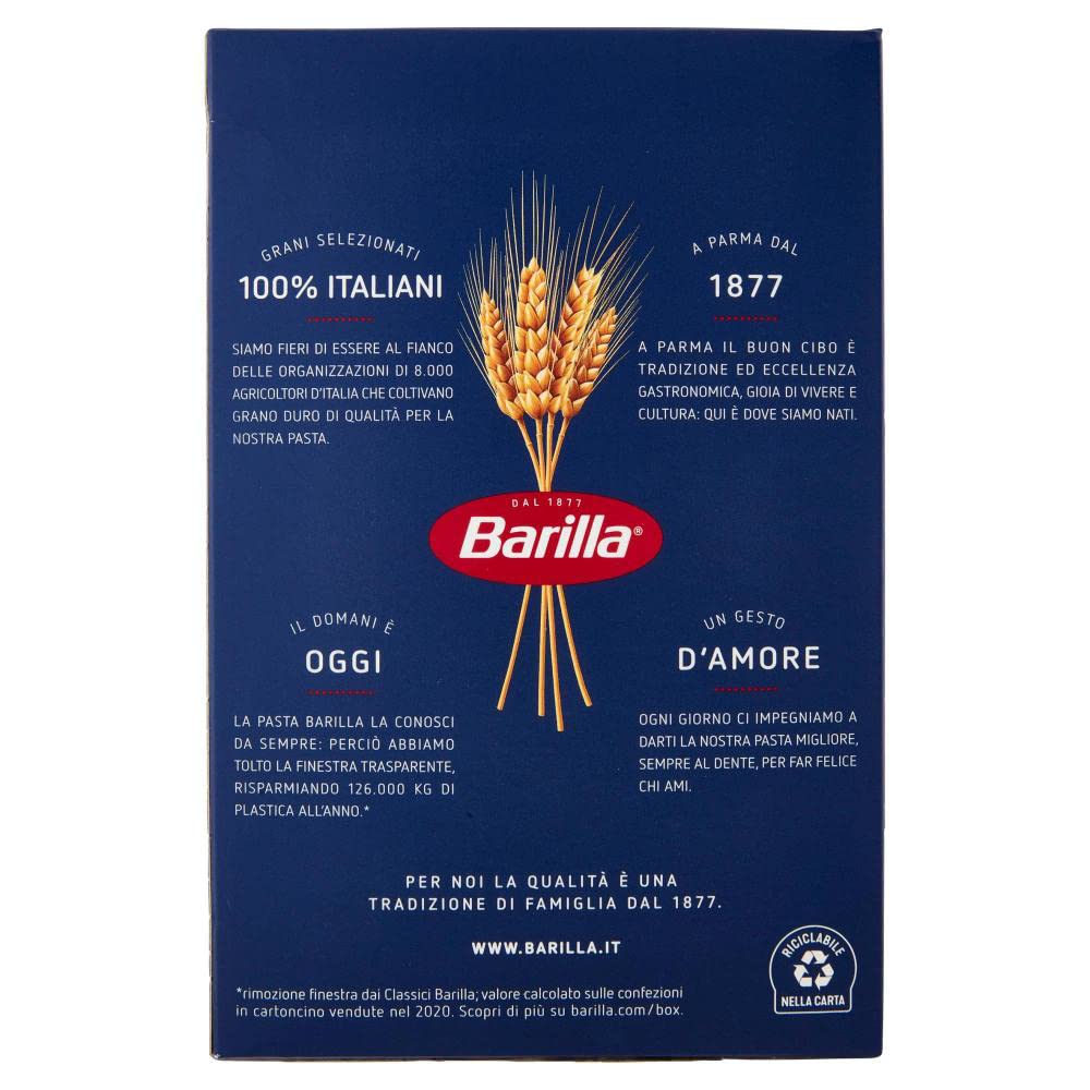 Barilla 20x Rigatoni Pasta No. 89. Italian Pasta 500g