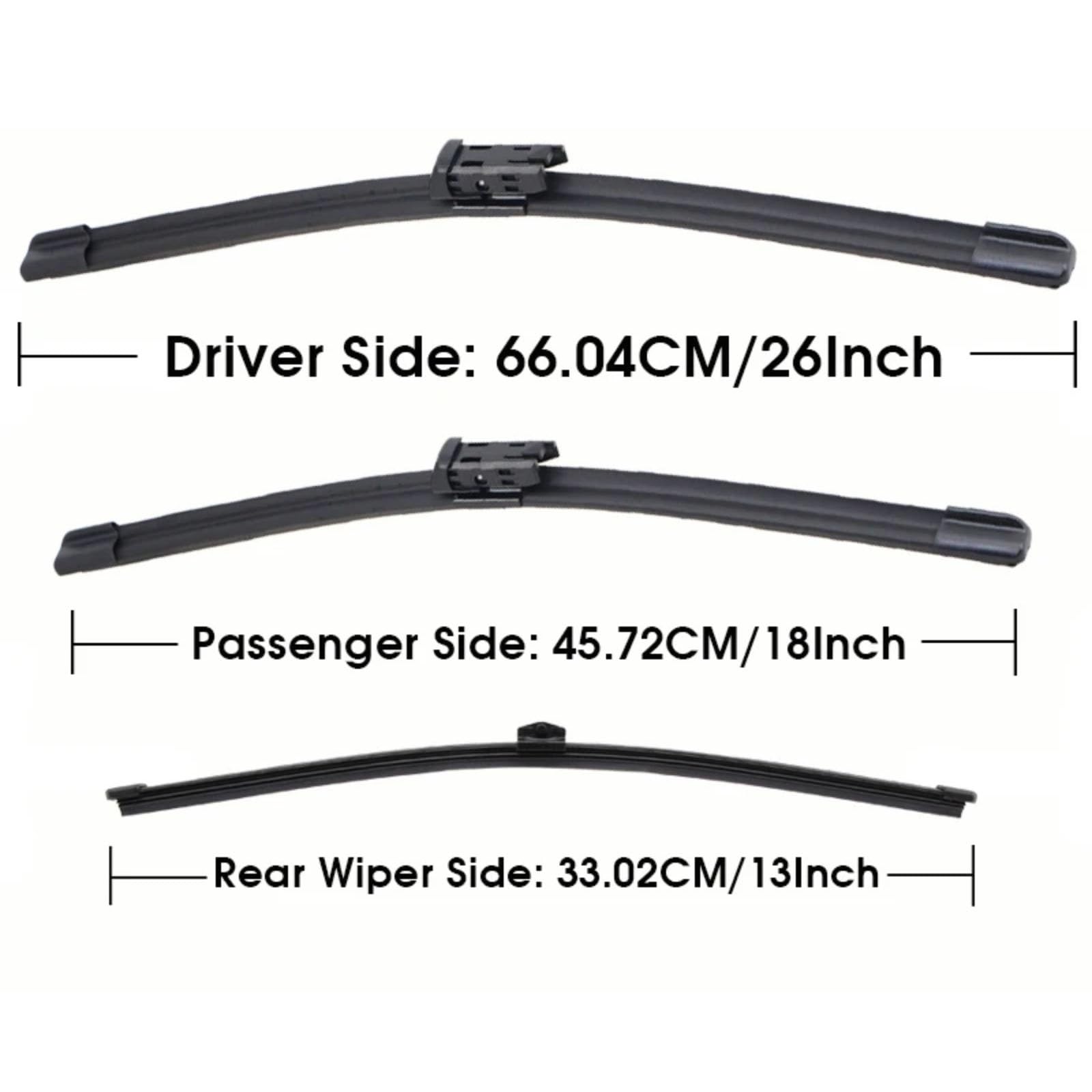 Set Di Spazzole Tergicristallo Per Q4 Per E-Tron Per F4 2023 2024 2025 Accessori Auto Per Parabrezza Anteriore E Posteriore Tergicristallo parabrezza