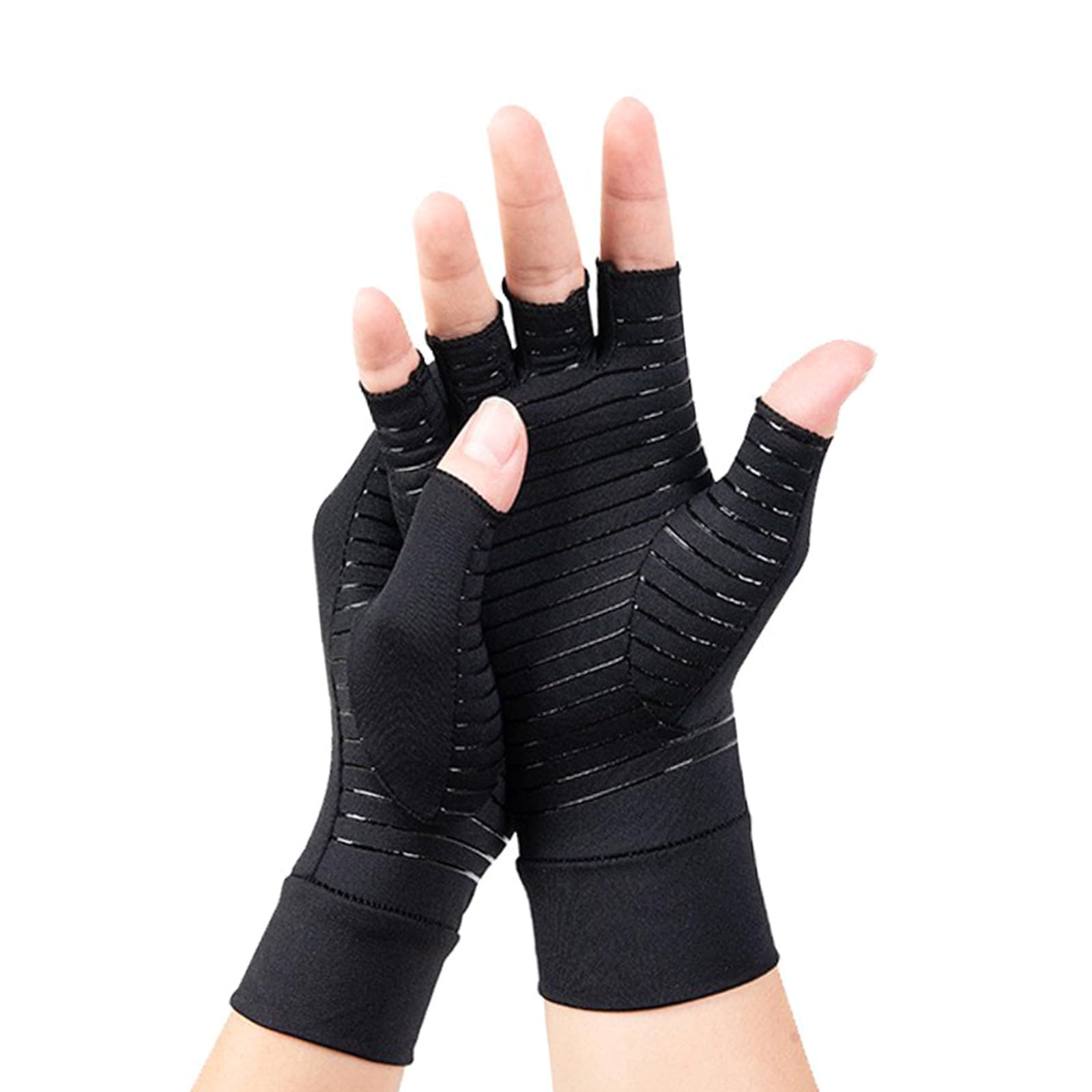 YUXITA Joint Training Half Finger Gloves Nonslip Grip Sun Protections Breathable Gloves For Cycling Fitness Workouts