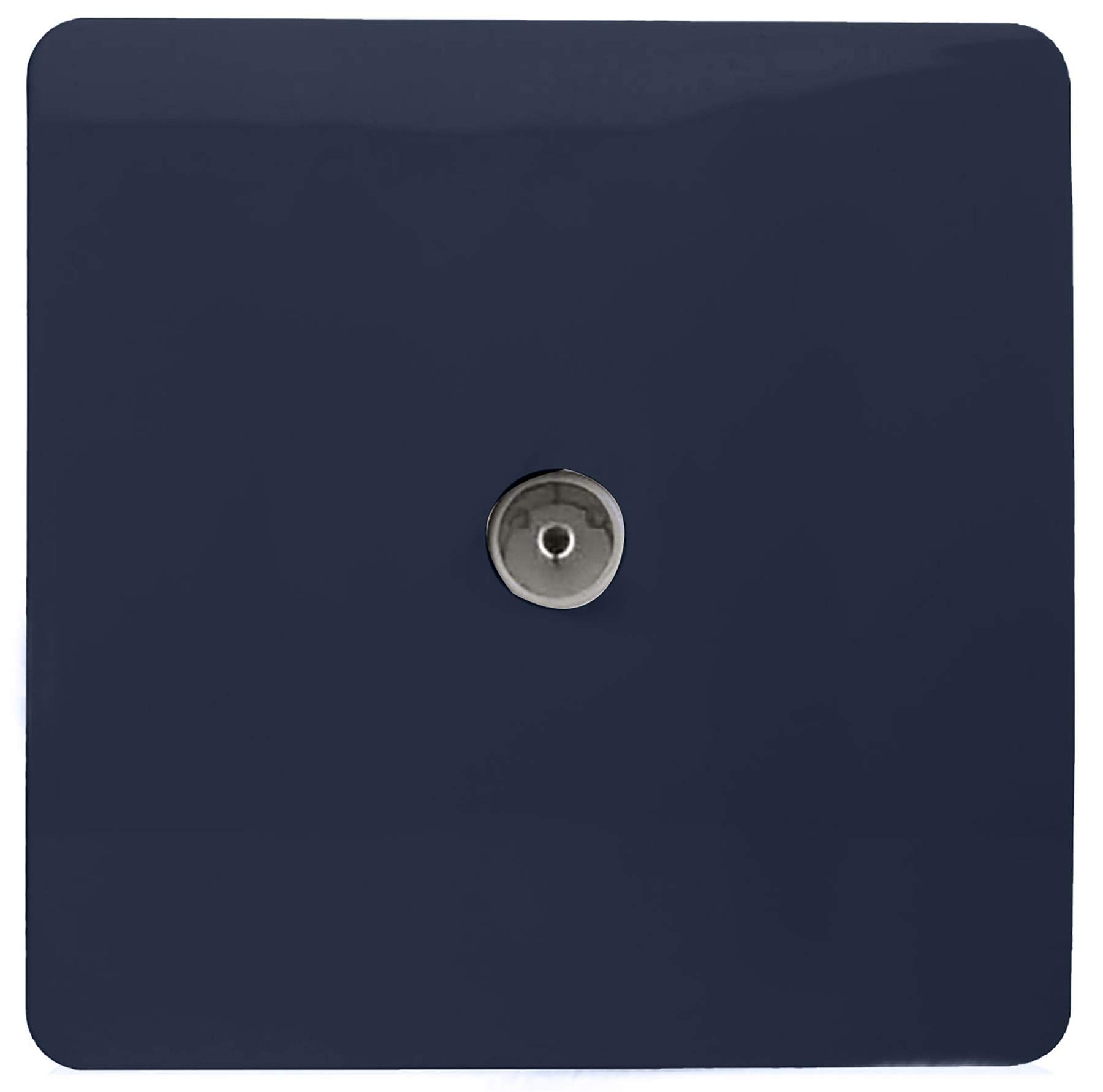 Trendi Switch Women's Blue 1 Gang Co-Axial Television Socket In Navy