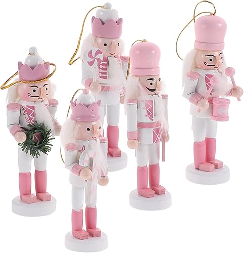 Adornos de cascanueces de Navidad 2023, lindas figuras de cascanueces pequeños, decoración de árbol de Navidad, decoración de Navidad, cascanueces