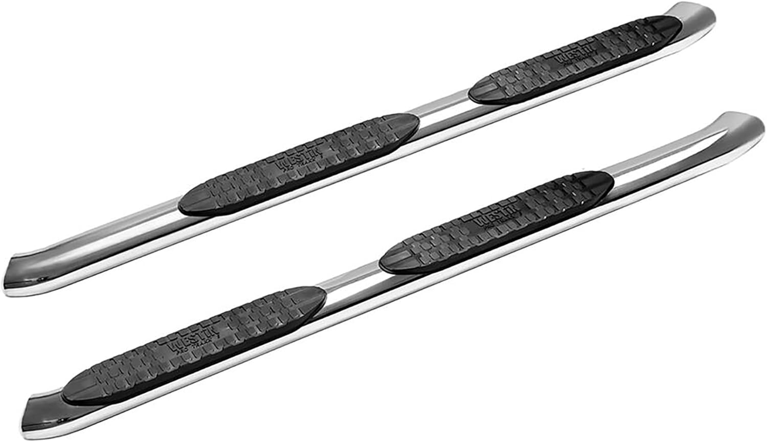 Westin 21-54060 PRO TRAXX 5 Oval Nerf Bars fits 2018-2025 Wrangler JL Unlimited 4Door Polished Pair