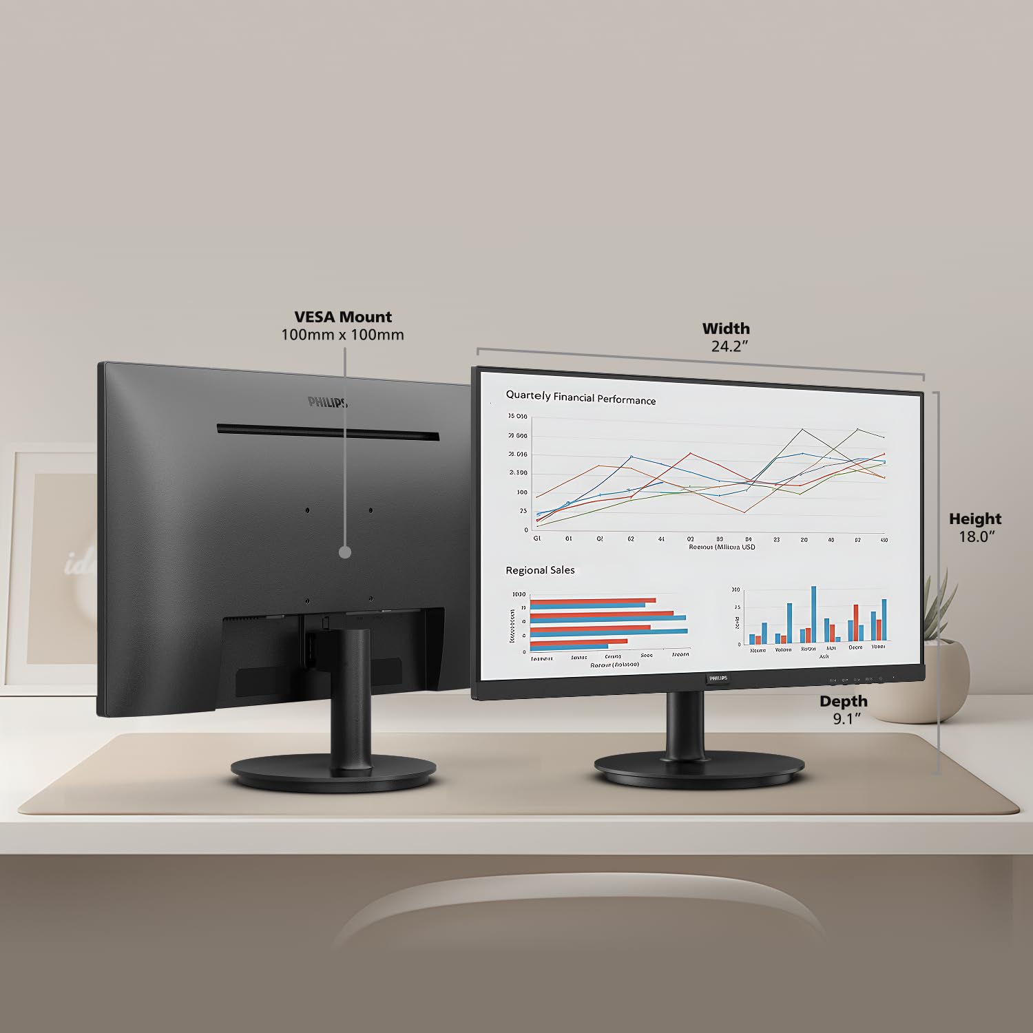 Amazon.co.jp: PHILIPS 27インチ フレームレス フルHD (1920 x 1080