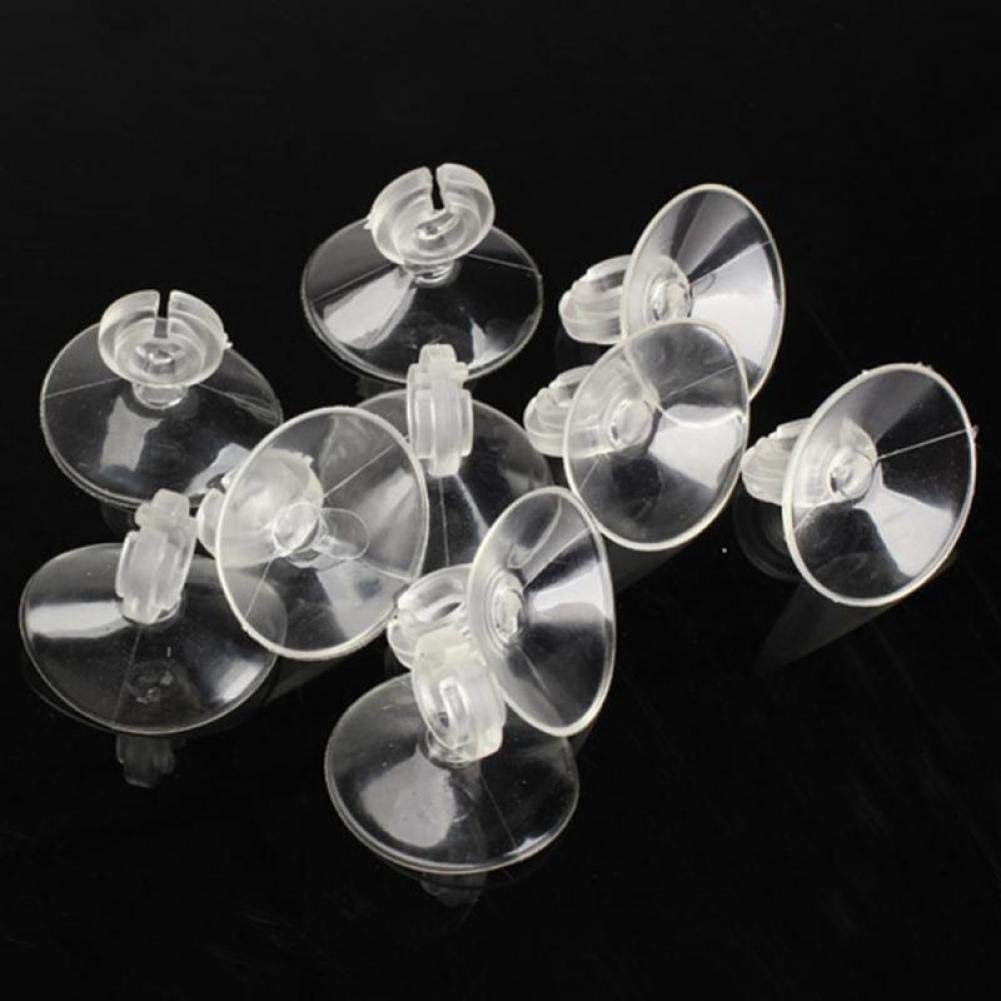 10 Pcs Aquarium De Poissons Porte-réservoir D'aspiration Sucker Cup Pour Air Line Tube Flexible Pompe, Suctionaquarium Ventouse Airline Ventouse Porte Pour Fish Tank Tube Transparent Clips Colliers