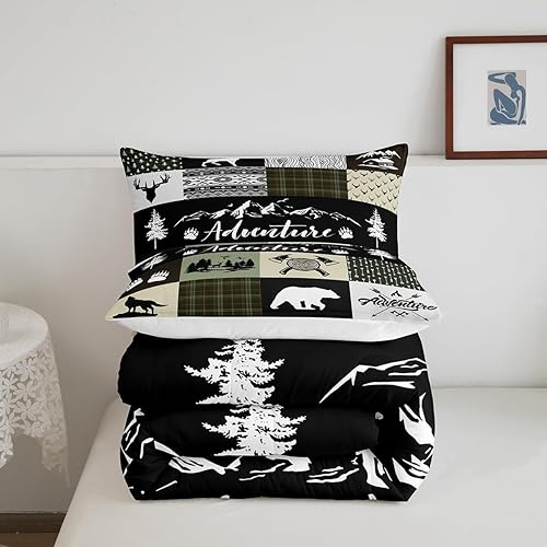 Miniatura 239 de Castle Fairy Juego de edredón de elefante de dibujos animados, tamaño individual, juego de edredón Kawaii de animales salvajes para niños y niños