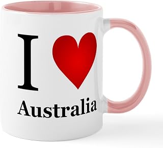 CafePress I Love Australia Mug 11 oz (325 ml) Ceramic Coffee Mug