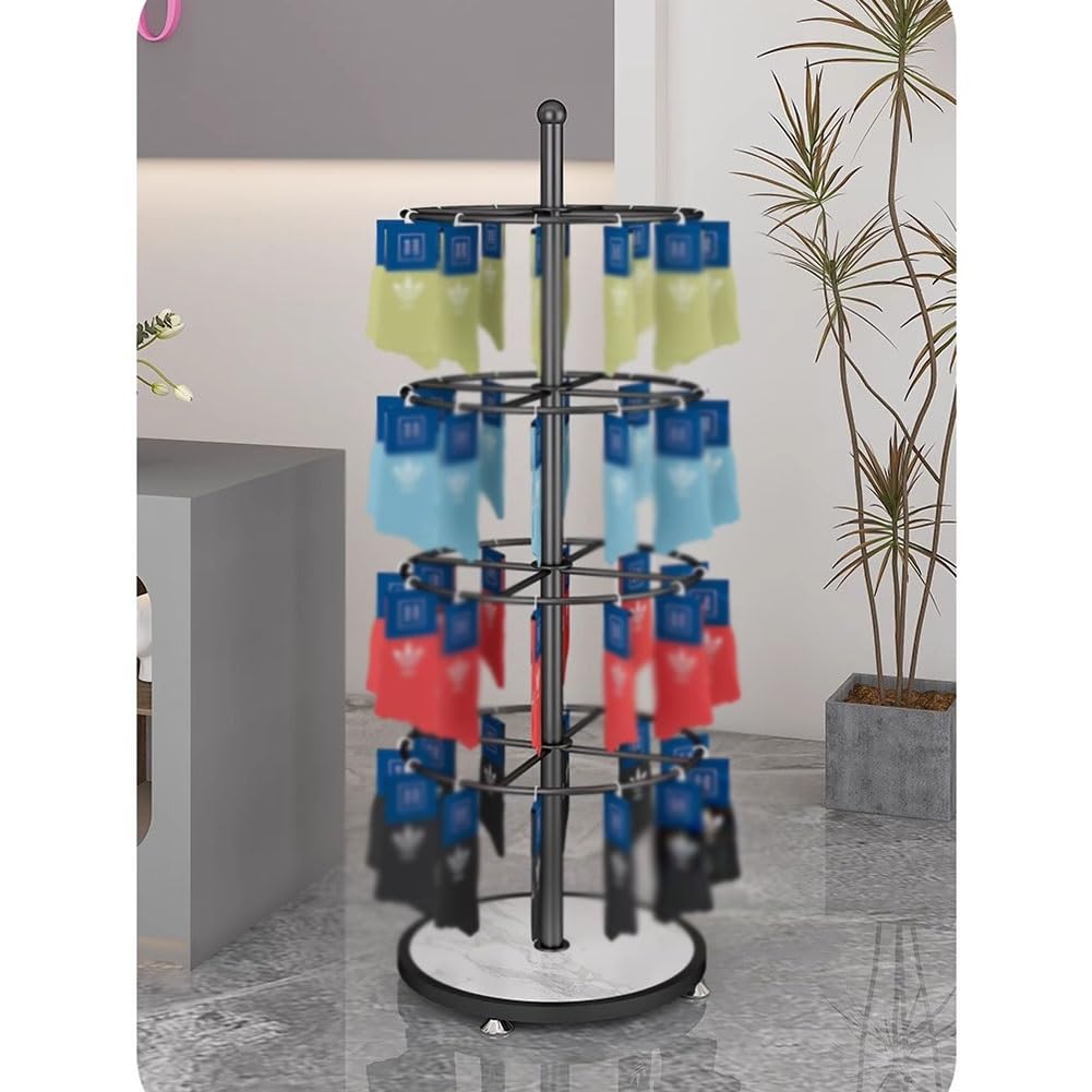 Espositore per Lingerie, espositore Verticale per Biancheria Intima, Appendiabiti per Abiti, espositore per Slip e Pantaloncini per Negozi di Abbigliamento, scaffale Combinato per