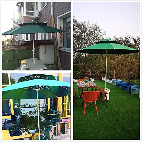 Sombrilla resistente al viento con doble techo ventilado para patio 7