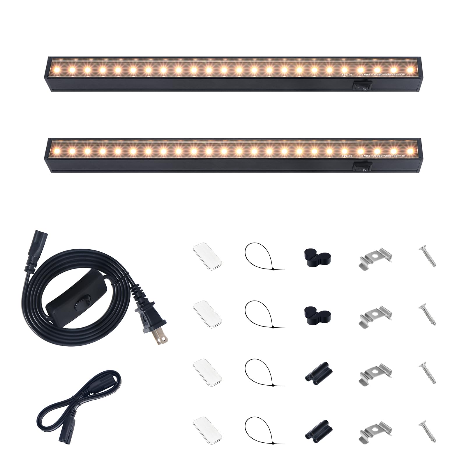 Barrina - T5 Grow Lights for Indoor Plants Full Spectrum 1ft 10W (2x5W) Indoor Plant Light with Separate Switch, Linkable, Grow Lamp with Installation-picture-18