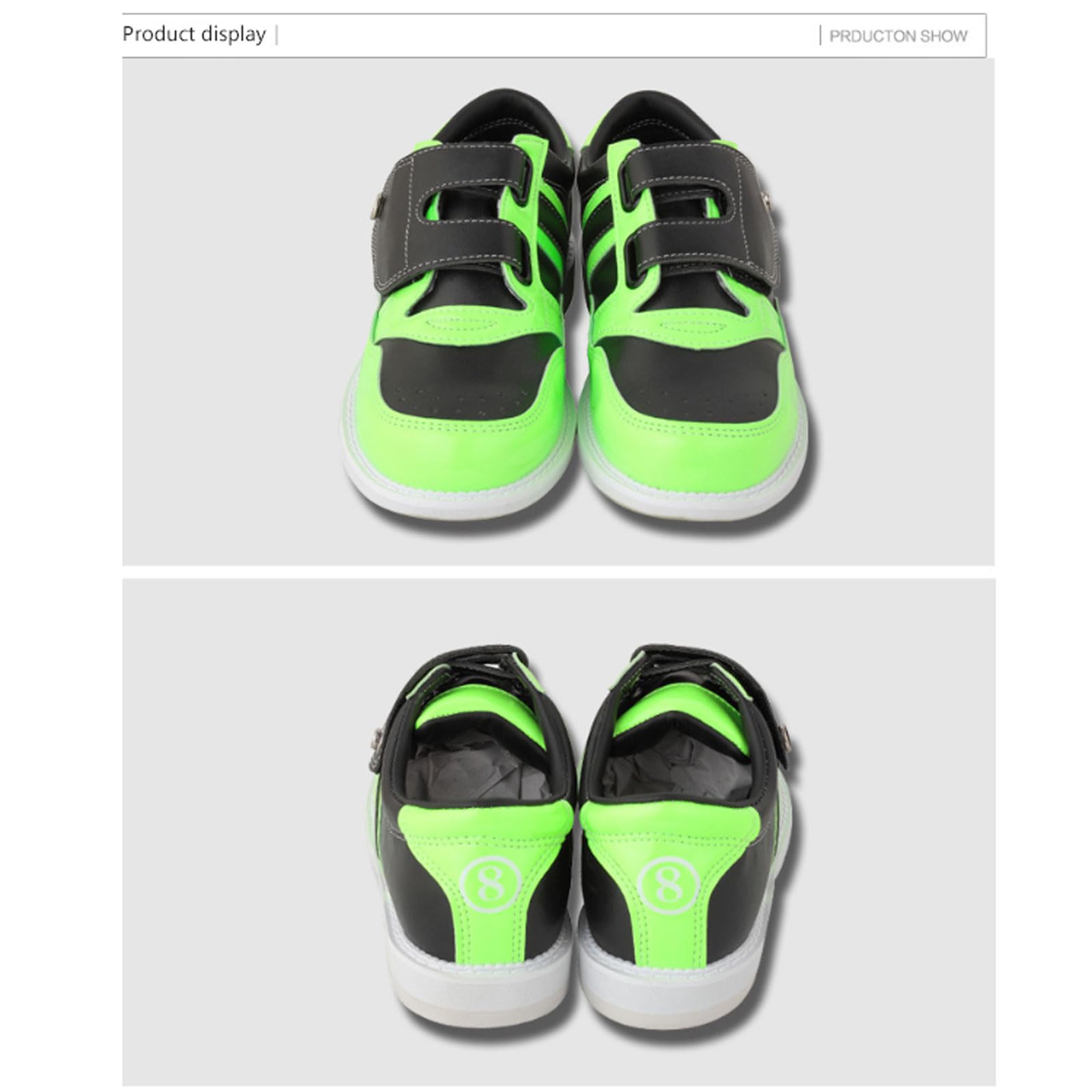 Zapatos De Entrenamiento De Bolos para Césped,Zapato de Bolos Hombres Mujeres Jóvenes,Ligero Antideslizante Zapatillas Deportivas Modernas,para Aficionados y entusiastas Ocasionales.
