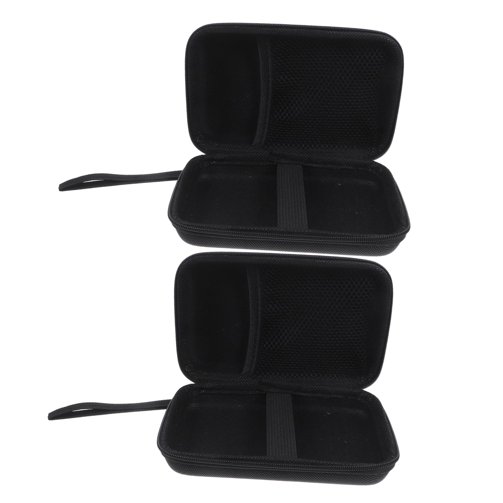 PartyKindom 2Pcs Portable Eva Protective Case for Hard Drive and Electronics Water Resistant Zipper Travel Organizer Compact Storage Pouch for Earbuds and Cables