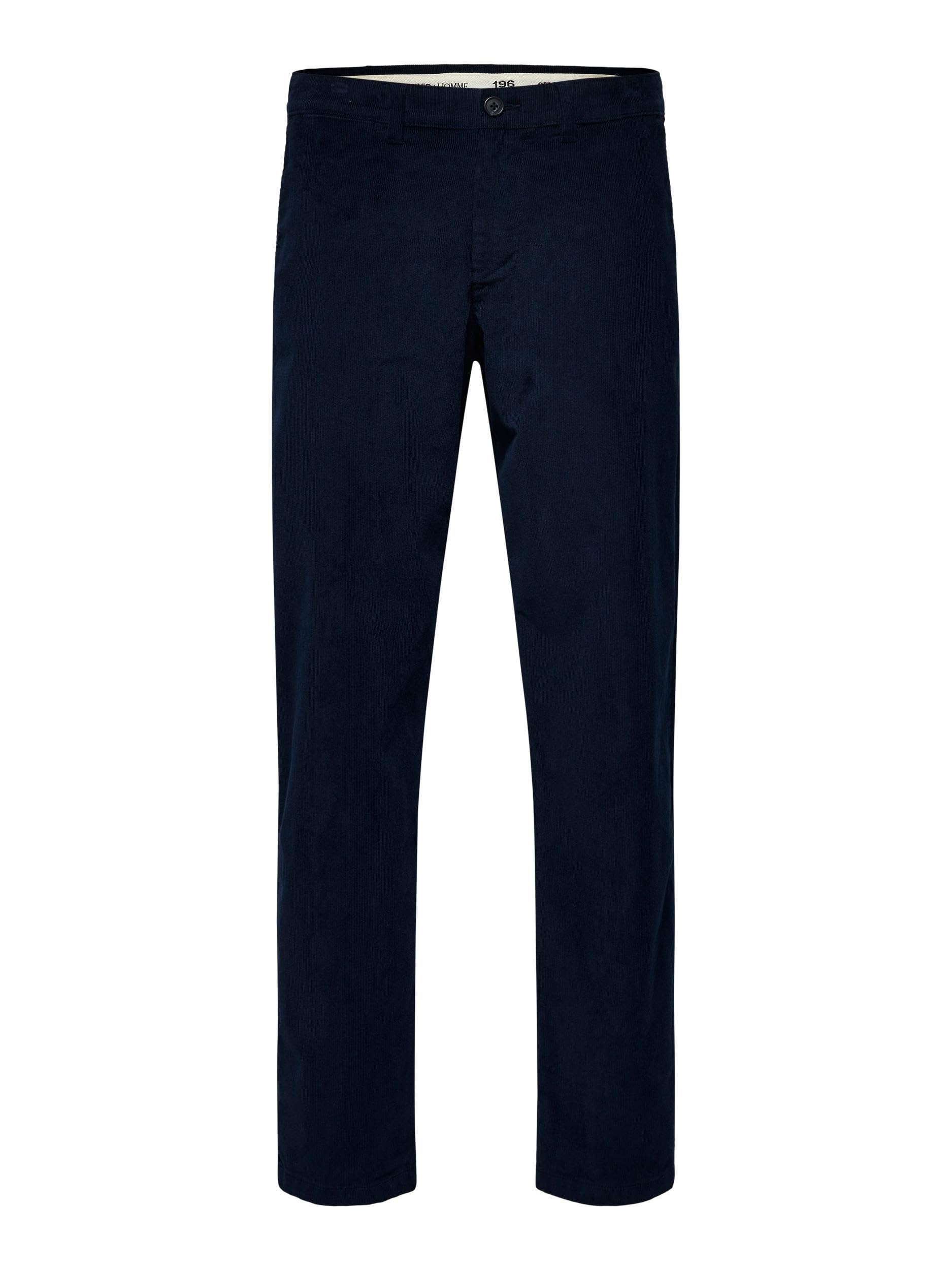 SELECTED HOMME SLHSTRAIGHT-Miles 196 Cord Pants W NOOS, Dark Sapphire, 32 W/32 L