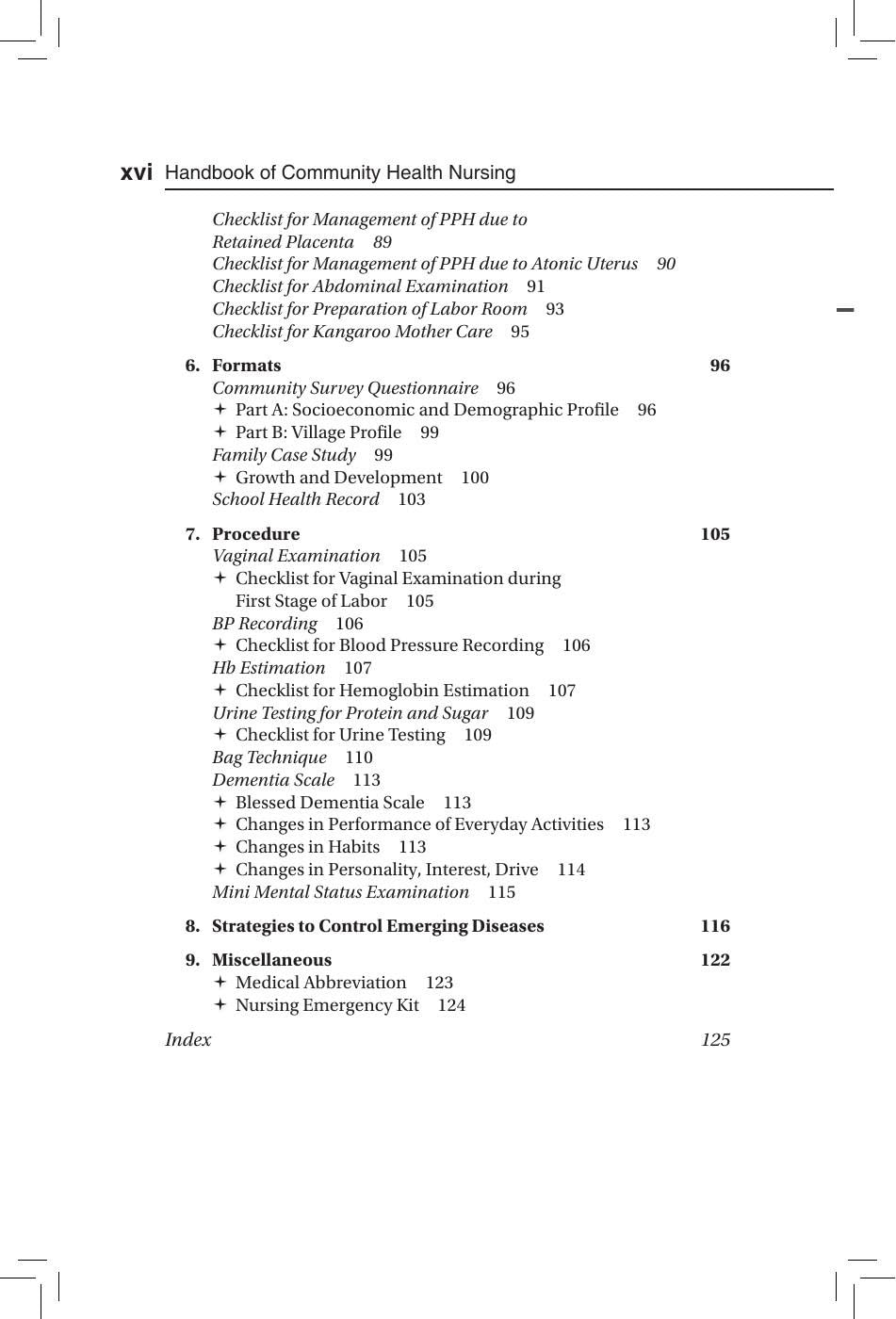 Handbook of Community Health Nursing 3