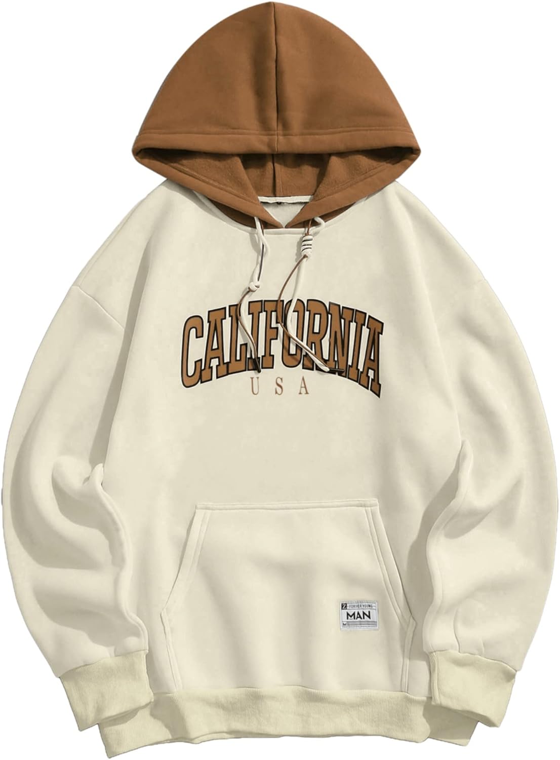 Buy ZAFUL Men's Colorblock Fleece-lined Hoodie at Ubuy Jamaica