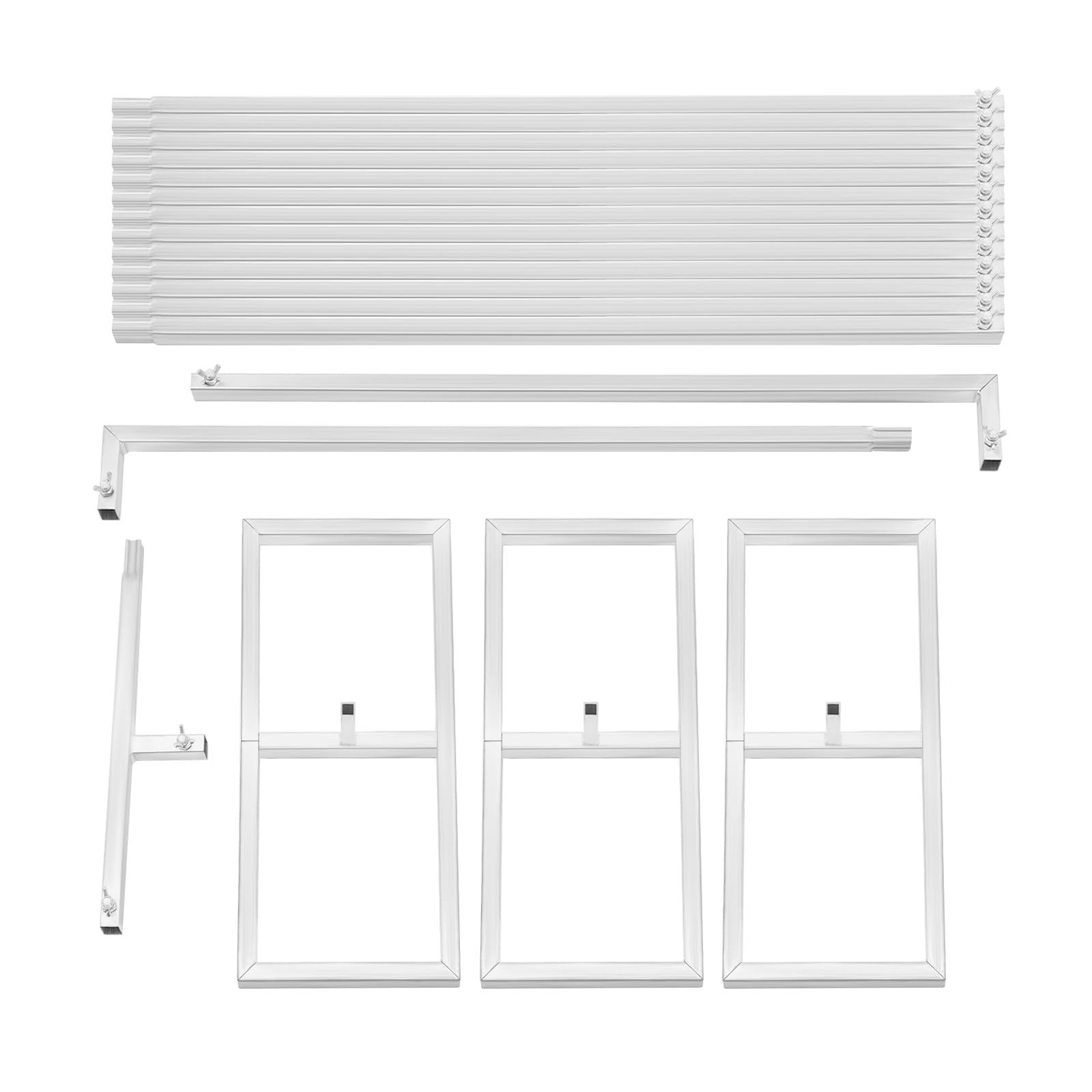 Hochzeit Bogen, 3m x 6m Hochzeitsbogen, Rechteckig Hochzeitshalterung, Verstellbares Wedding Backdrop Stage Stand für Hochzeiten, Geburtstagsfeiern, Weihnachtsfeiern
