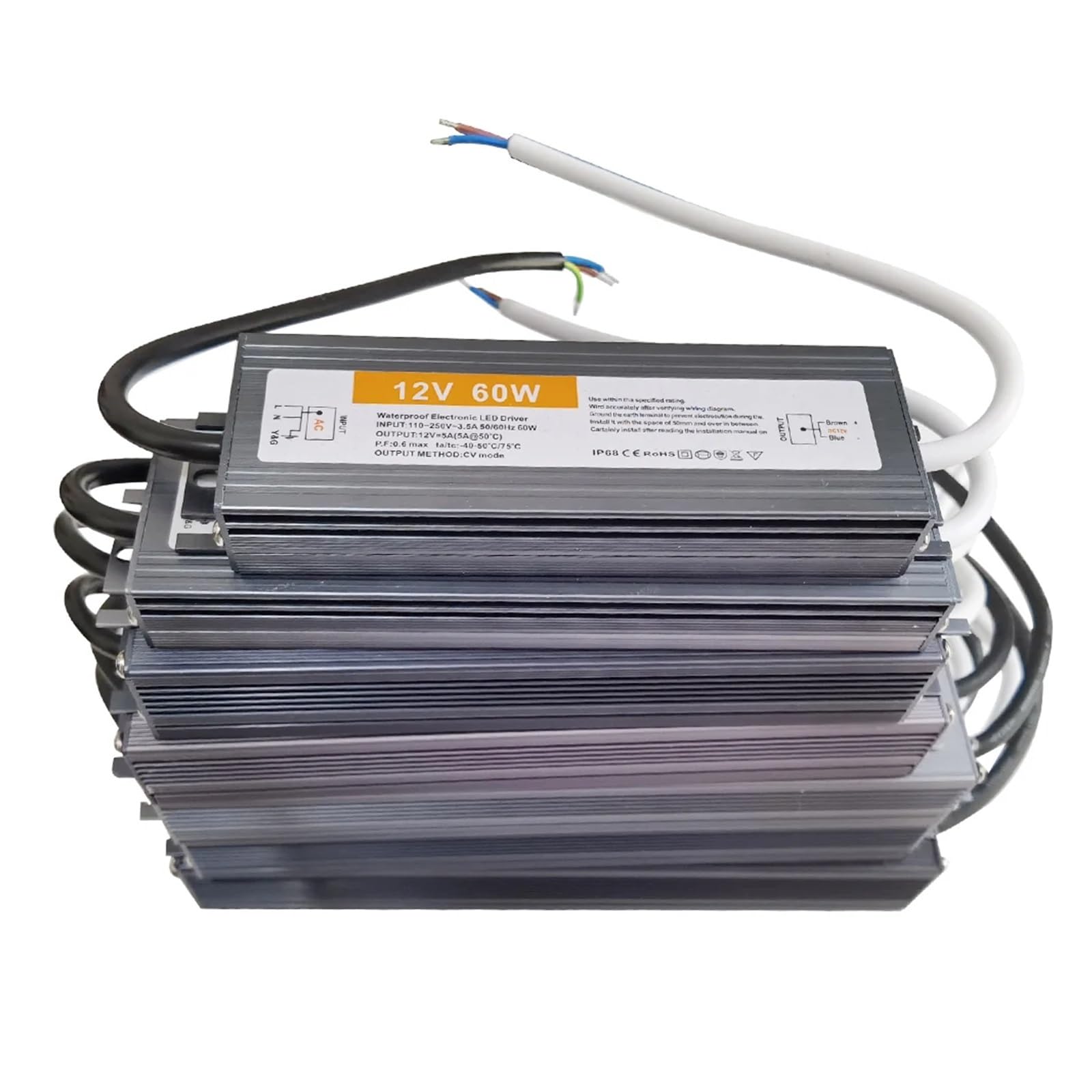 Schaltnetzteil, IP67 Wasserdichte Beleuchtungstransformatoren DC 12V 24V, Netzteil-LED-Treiber 60W 80W 100W 150W 200W 250W 300W 350W(24V,350w)