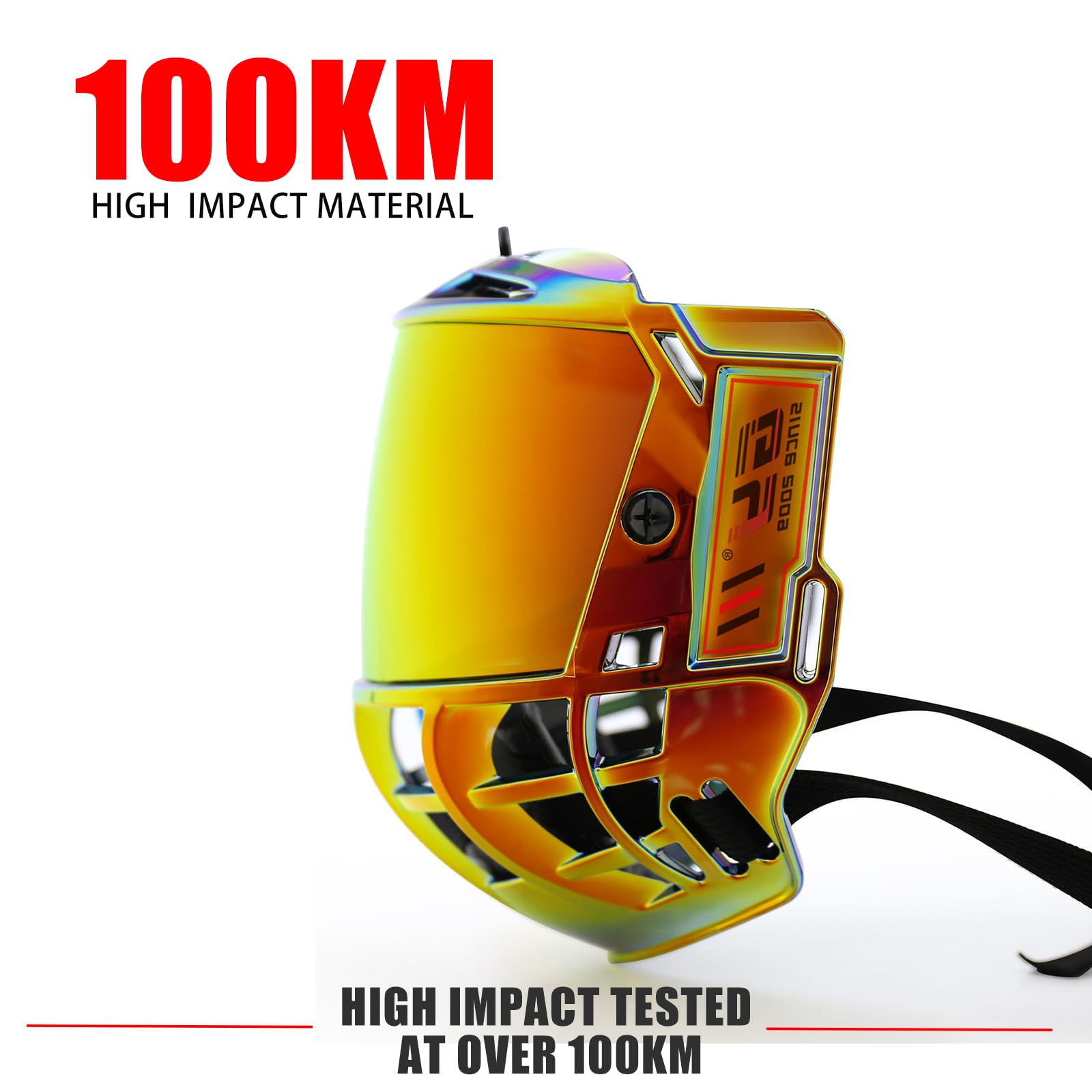 GY Hockey Full Shield Visor Junior Hockey Visor Ice Hockey Helmet Full Face Protection Visor (Revo Red)