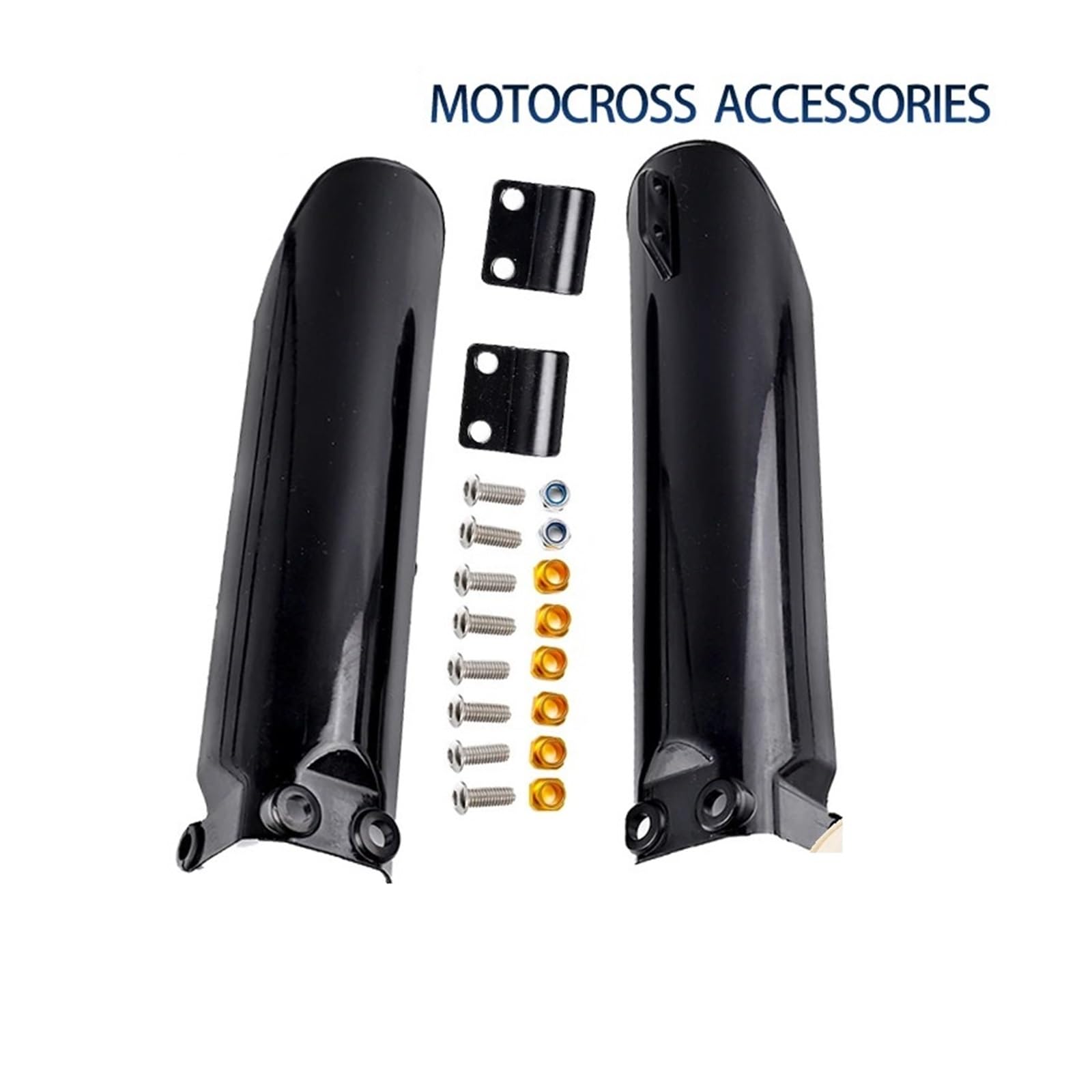GCCLSBAS Motorcycle Front Fork Shock Absorber Fender Cover Front Fork Guard Compatible with 140cc 160cc Pit Bike Motocross Dirt Bike Shock Protection