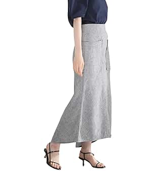 NOBLE ドンゴロスAラインスリットスカート NOBLE スカート ドンゴロスAラインスリットスカート : ZOZOTOWN