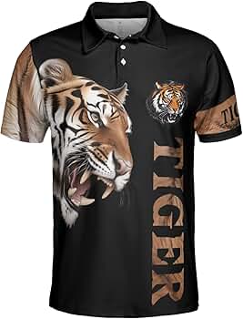 メンズウェア CheckYourHead Tiger-Woodland Polo White CheckYourHead