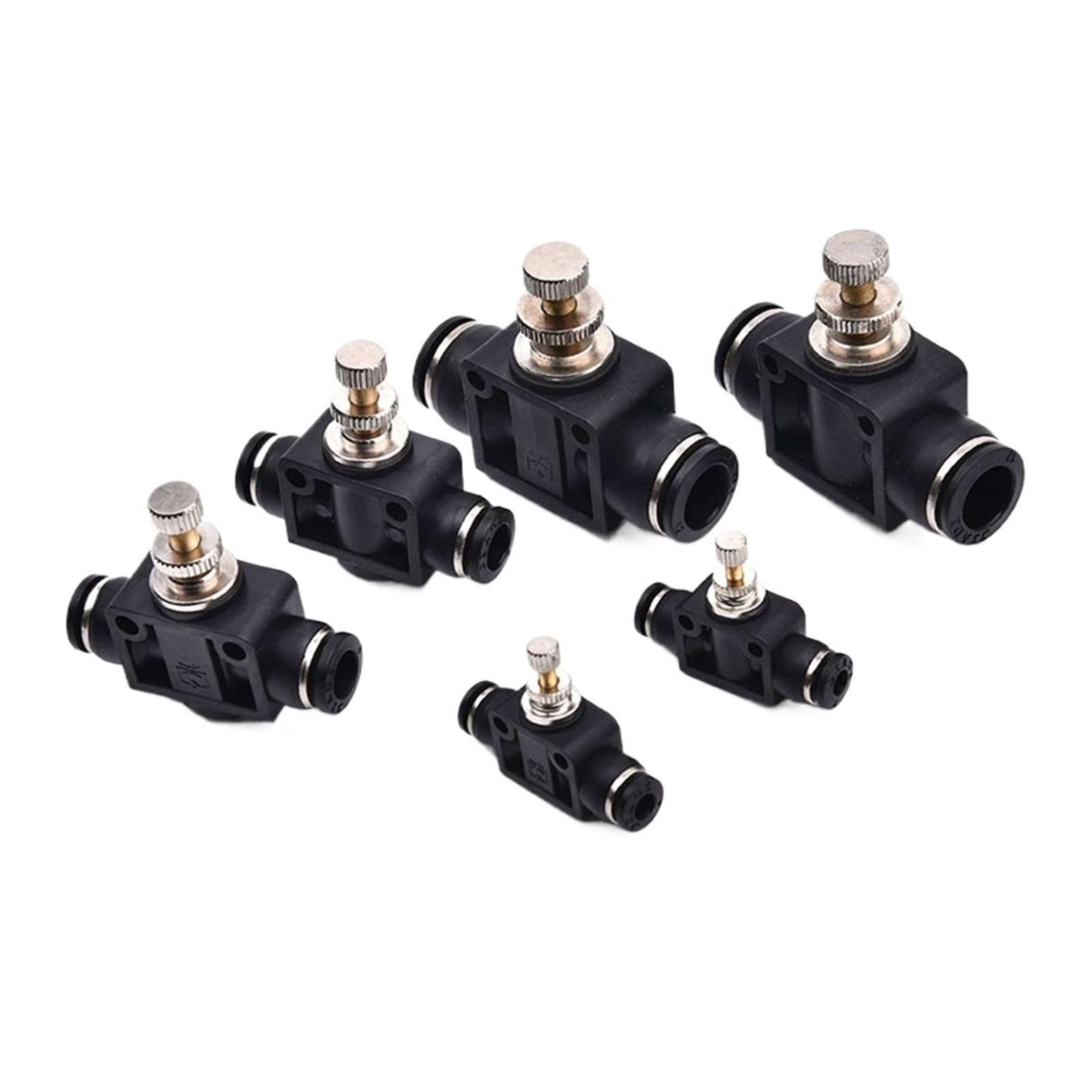 4 6 8 10 12MM OD Tube Flow Control Throttle Valve Pneumatic Fittings(12mm OD Hose)