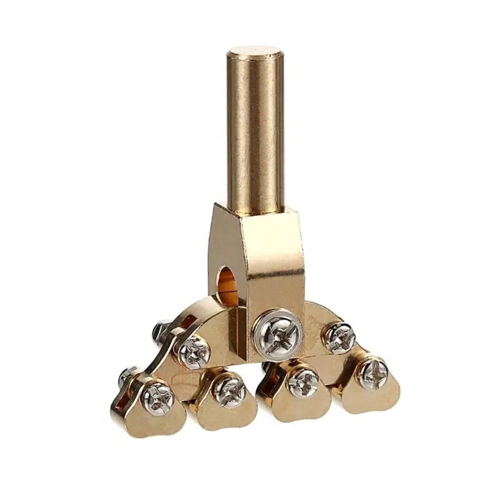 Adjustable Guitar Fret Pressing Tool Brass Construction for Curved Fingerboards and Safe Wood Protections Bass Repair Component