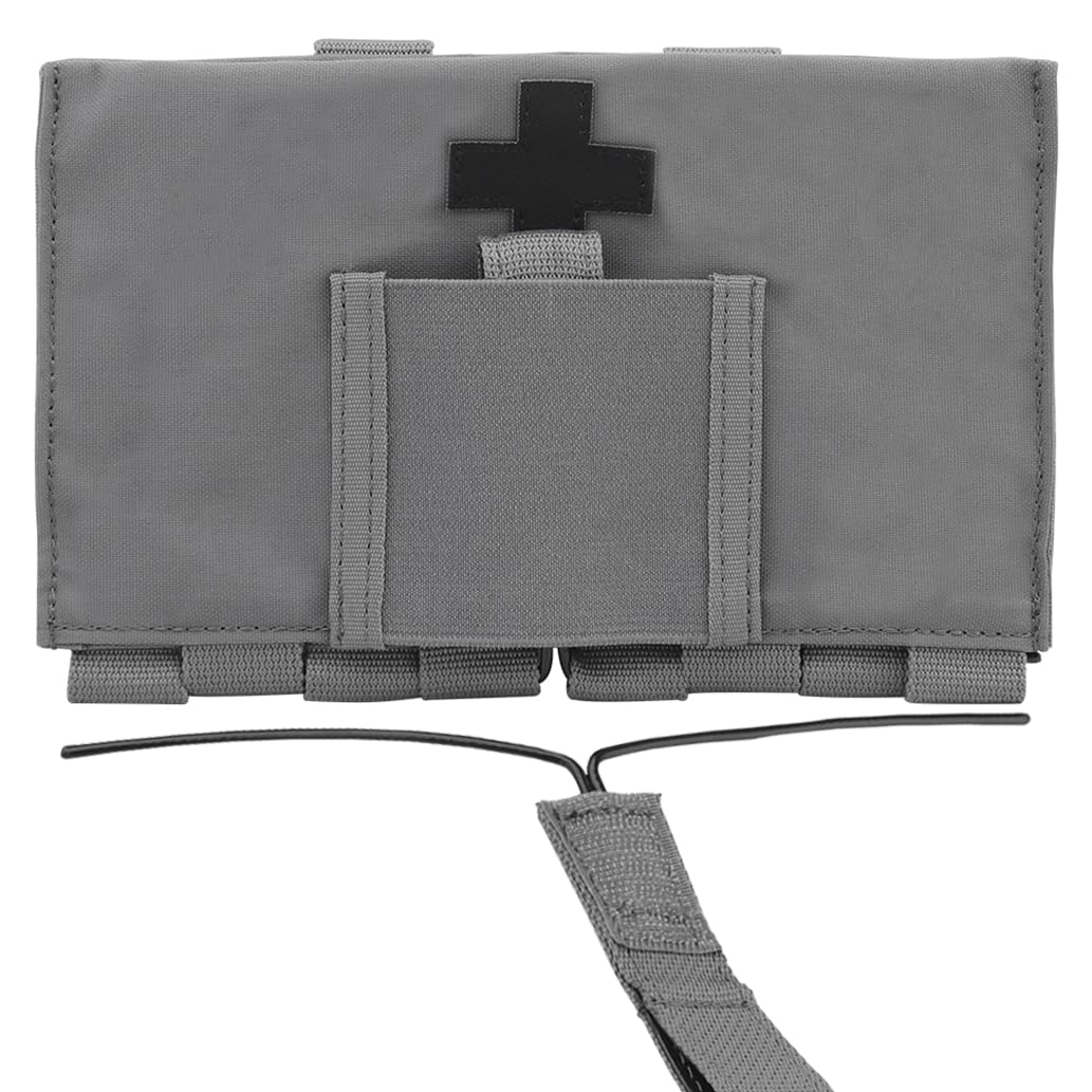 Bolsa táctica militar Molle IFAK para exteriores, airsoft, caza, kit de primeros auxilios de emergencia médica, bolsa EMT, chaleco MOLLE cinturón, accesorio de mochila
